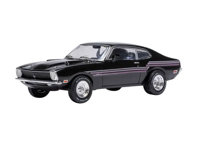 Pre-Order 1974 Ford Maverick - Black W/ Stripes Diecast 1:43 Scale Model - Ixo Clc624n22 1