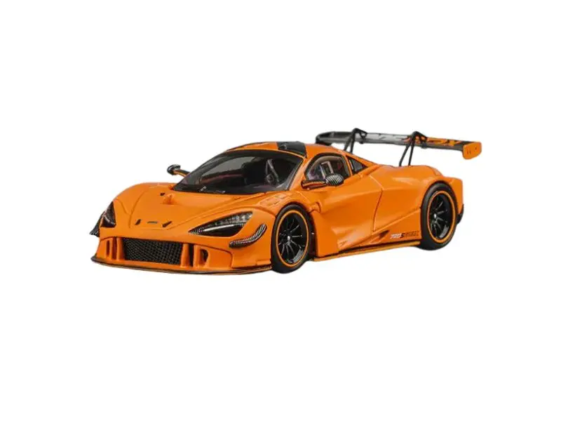 Pre-Order Mclaren 720Sgt3x – Papaya Orange Diecast 1:64 Scale Model - Cm Model Cm64-720Sgt3x-03 1