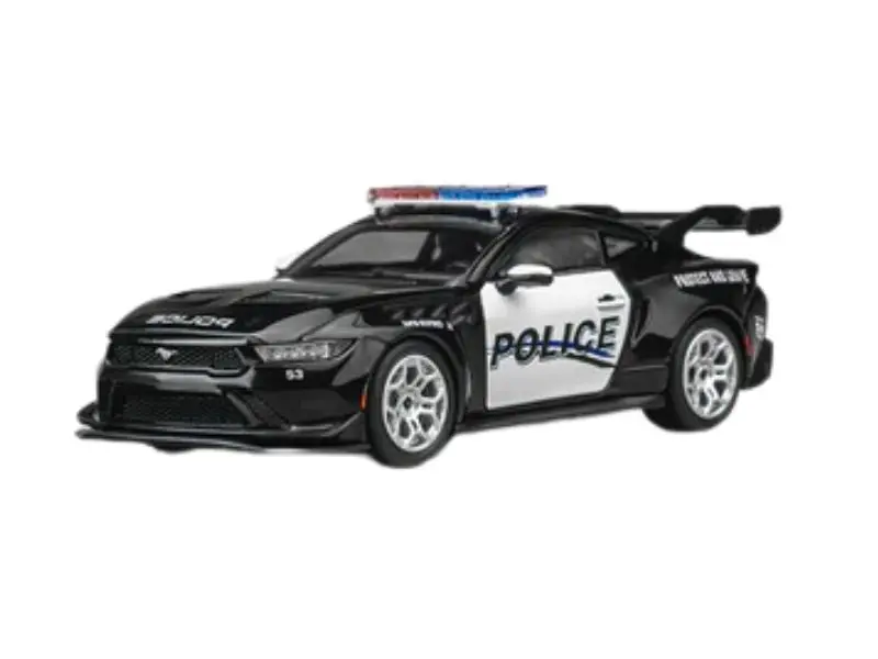 Pre-Order Ford Mustang Gtd Police Diecast 1:64 Scale Model - Cm Model Cm64-Gtd-Pd02 1