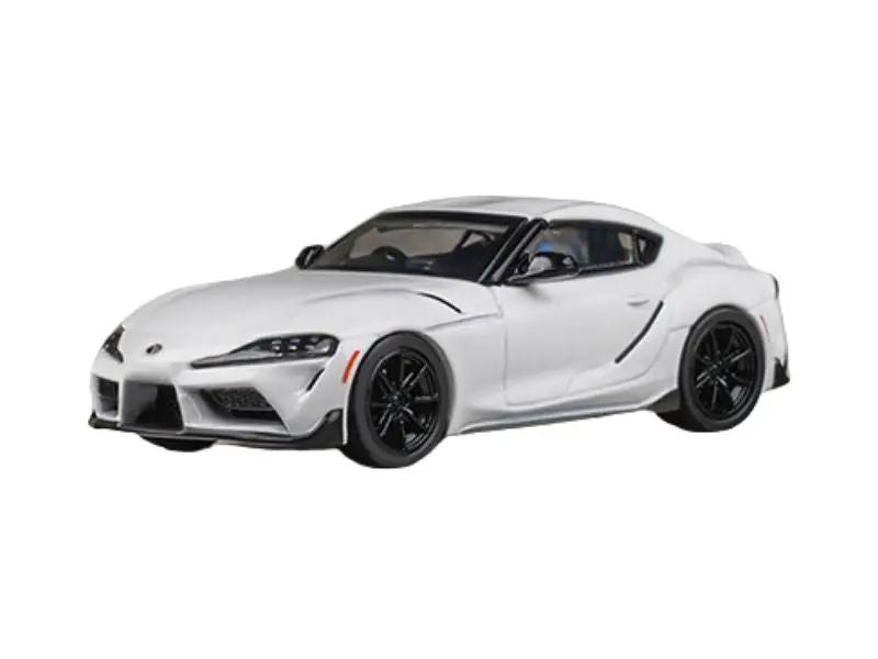 Pre-Order Toyota Gr Supra – White Diecast 1:64 Scale Model - Cm Model Cm64-Supra-01 1