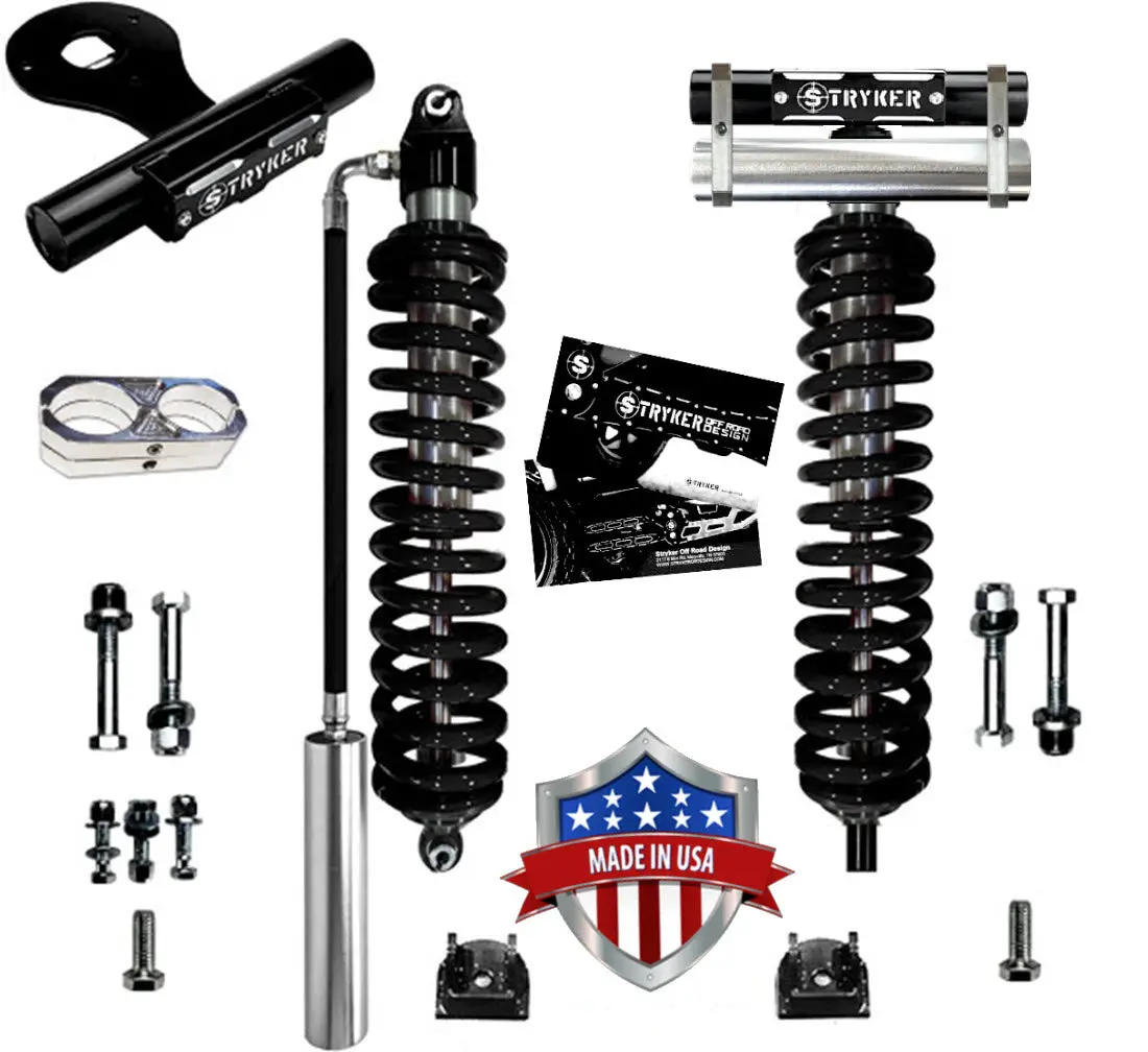 F250 F350 Front Reservoir Coilover Conversion Kit For 2005-2016 Ford Super Duty 1