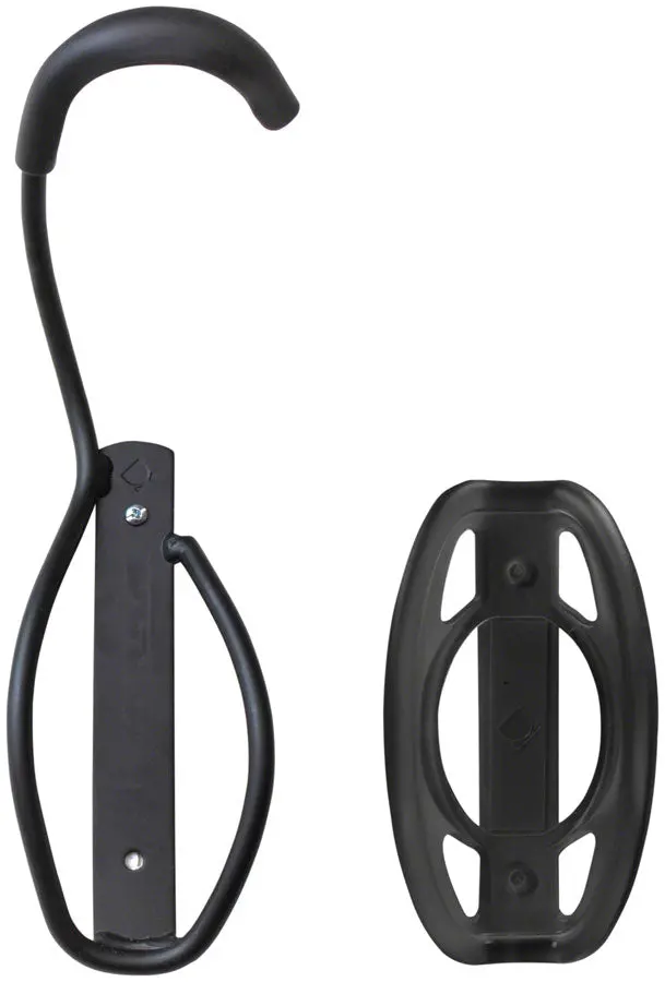Single Bike Wall Mount Rack With Tire Tray 1