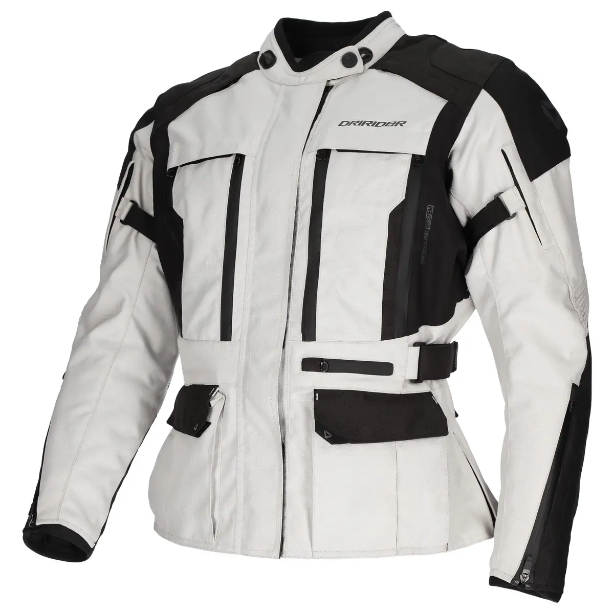 Dririder Explorer Adventure Ladies Jacket - Light Grey 1