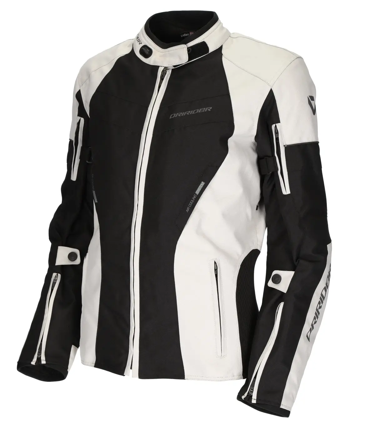 Dririder Vivid 3 Ladies Jacket - Pearl Black 1