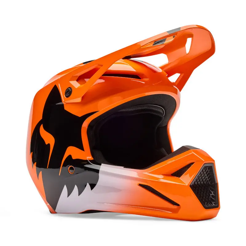 Fox 2026 V1 Shield Helmet - Flo Orange 1