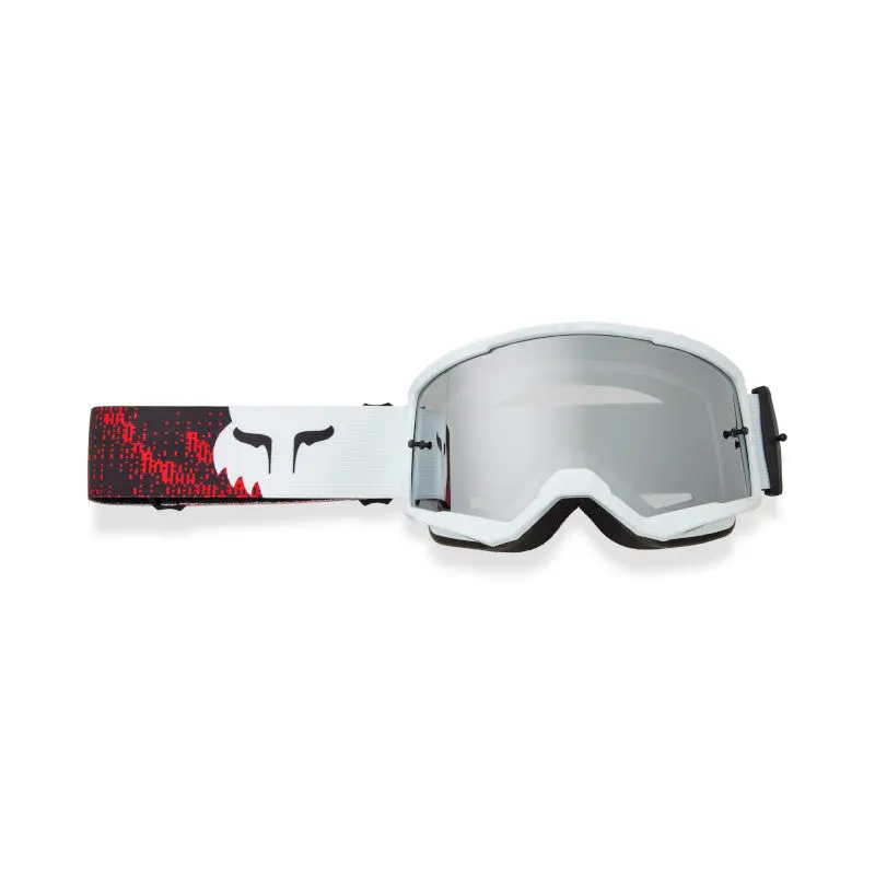 Fox Main Kairos Goggles - White/Flo Red (Spark) 1