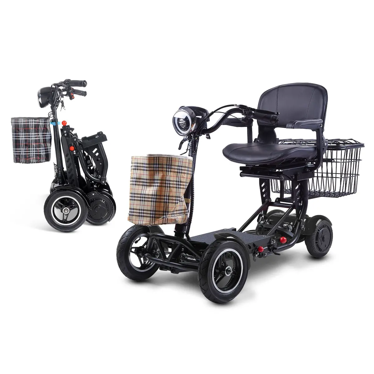 Rubicon Fx03 – All Terrain, Foldable, 4-Wheel Mobility Scooter With Basket For Seniors & Disabled Adults | Lightweight, 3-Speed, 25-Mile Range 1