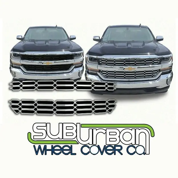'16-18 Chevrolet Silverado 1500 Chrome Grille Insert Gi/136 1