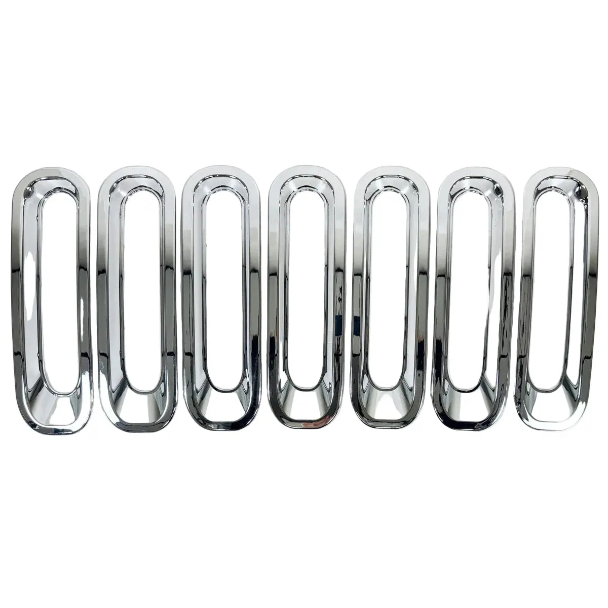 '07-18 Jeep Wrangler 7 Piece Chrome Grille Insert Gi-7521 1
