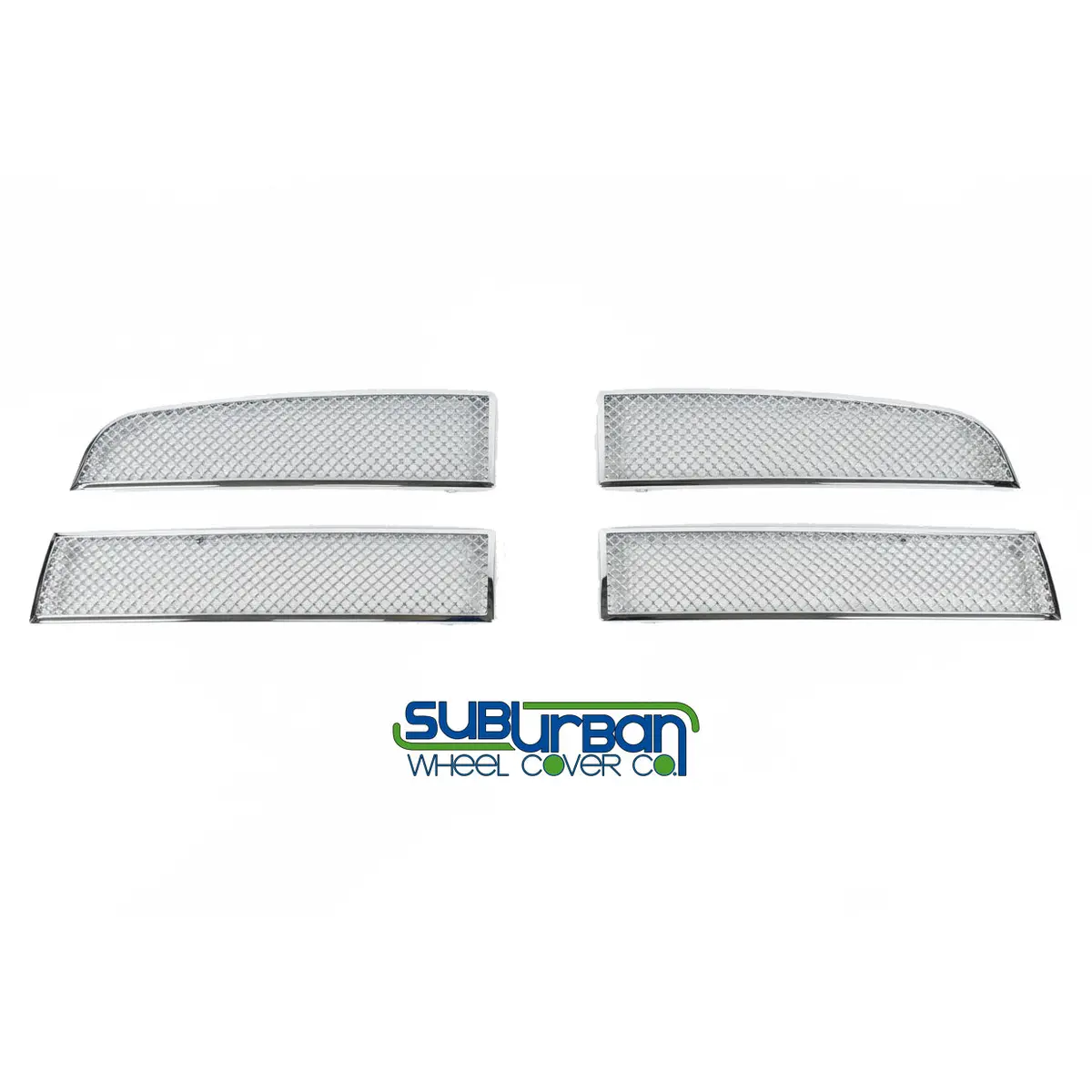 '09-12 Dodge Ram 4 Piece Chrome Mesh Style Grille Insert Gi/7526 1