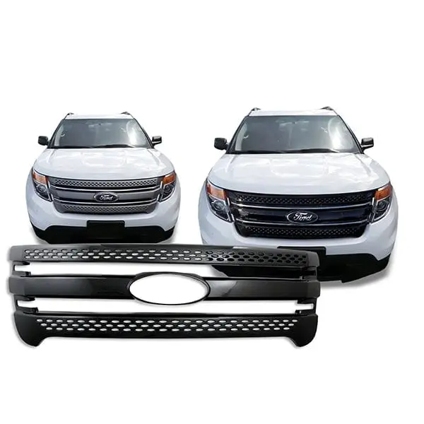 '11-15 Ford Explorer Black Grille Insert / Overlay Gi/91Blk 1