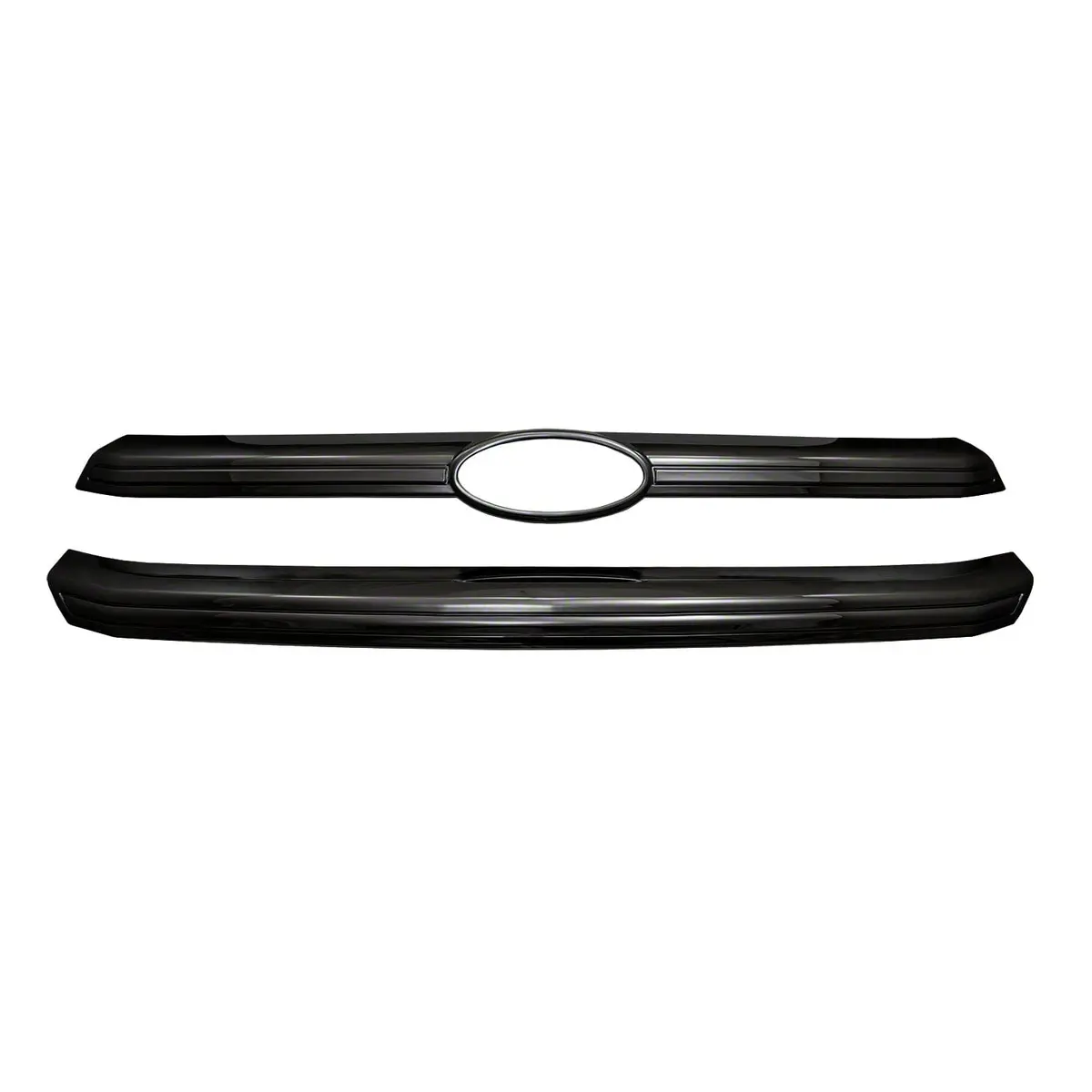 '17-19 Ford Escape S / Se 2 Piece Gloss Black Grille Insert Gi/148Blk 1