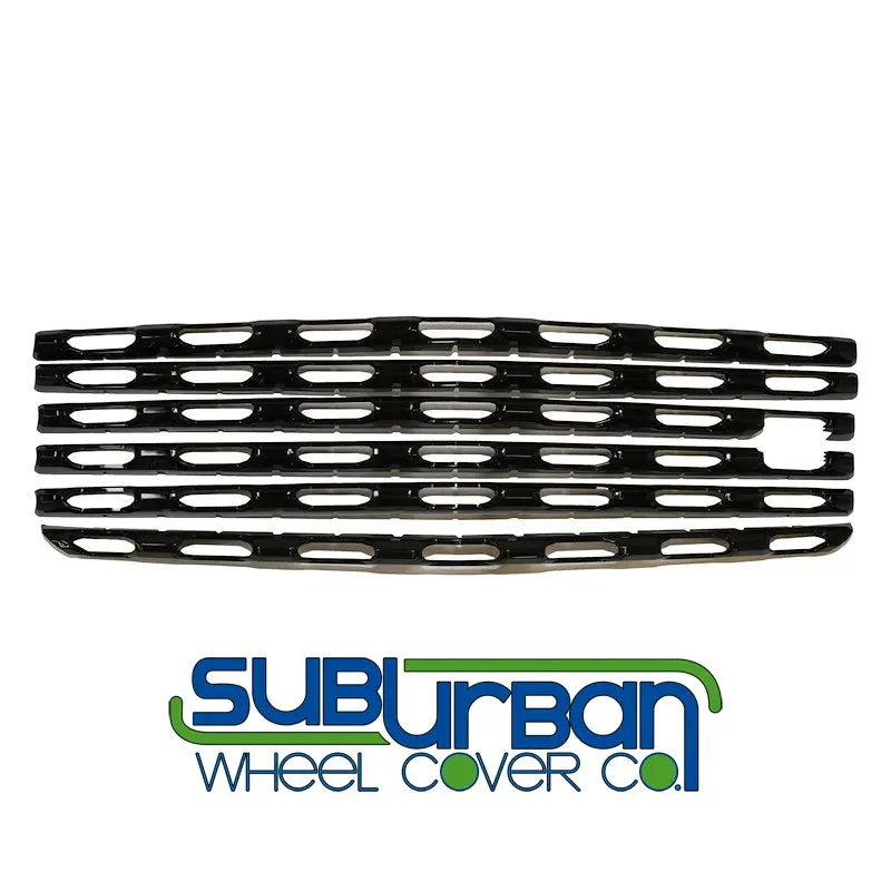 '19-22 Chevrolet Silverado 1500 6 Piece Black Grille Insert / Overlay Gi/167Blk 1