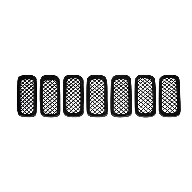 '15-18 Jeep Renegade Gloss Black Grille Insert / Overlay Abs6439b 1