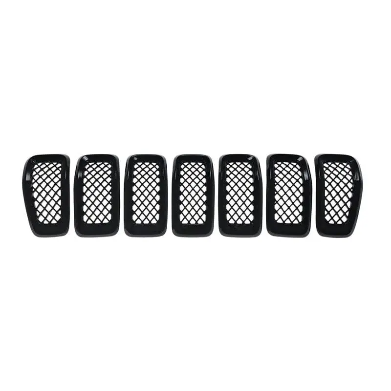 '14-18 Jeep Cherokee Gloss Black Grille Insert / Overlay Gi/473Blk 1