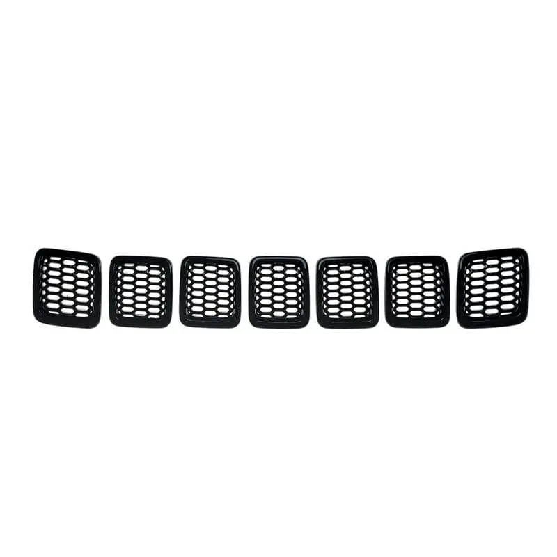 '17-21 Jeep Compass Gloss Black Grille Insert / Overlay Gi/478Blk 1