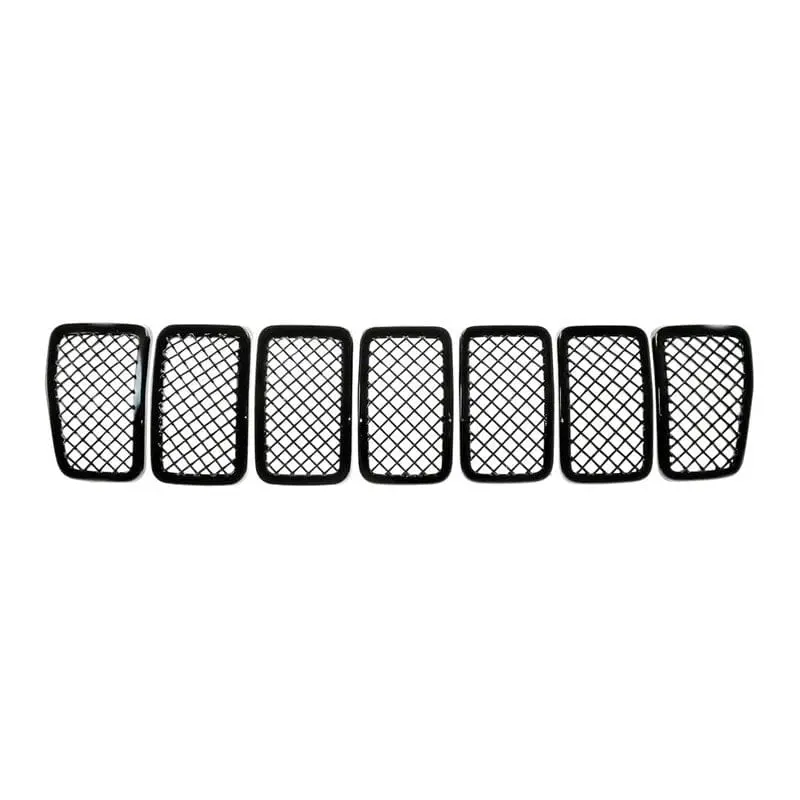 '19-22 Jeep Cherokee Gloss Black Grille Insert / Overlay Gi/485Blk 1