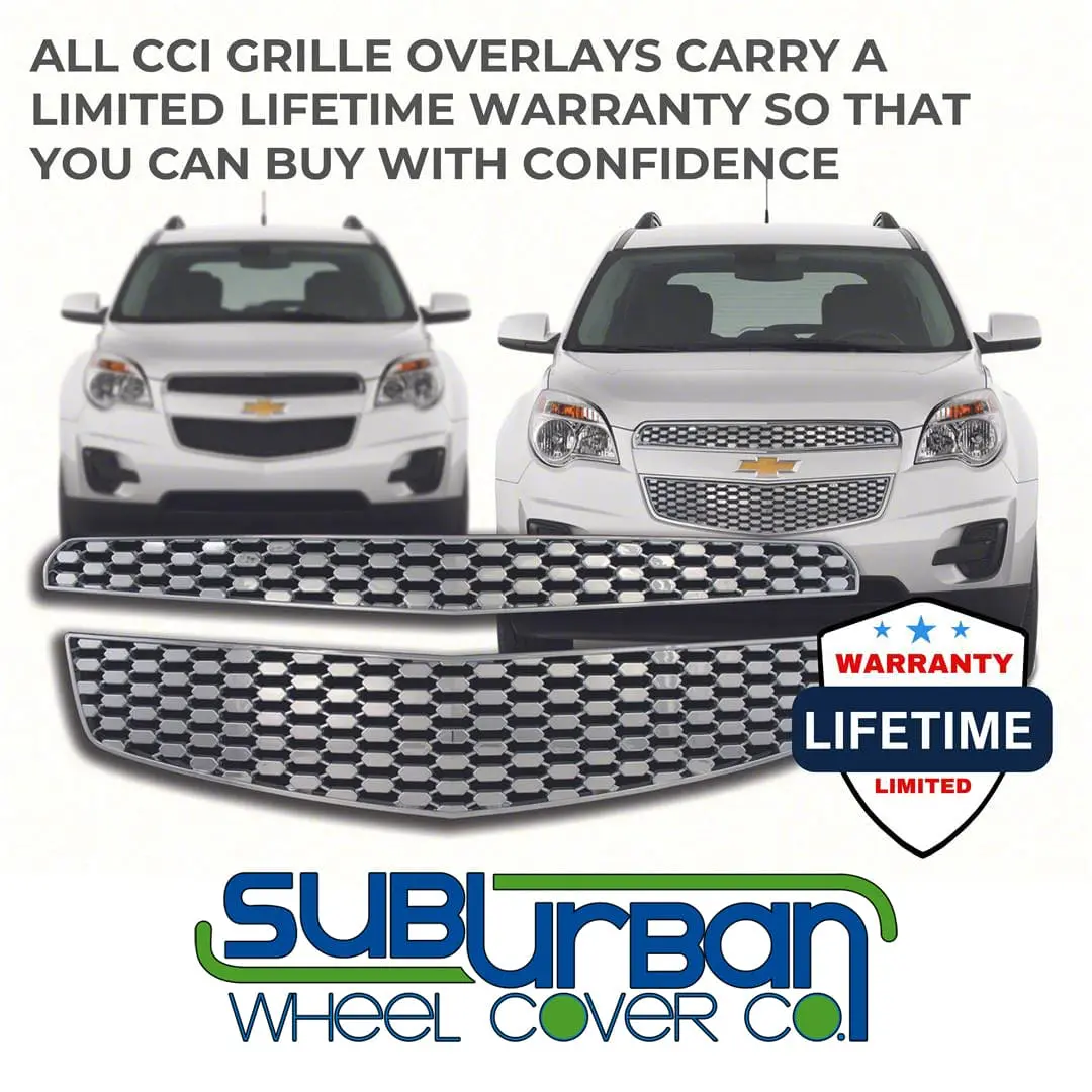 '10-11 Chevrolet Equinox Chrome Grille Insert / Overlay Gi/82 1