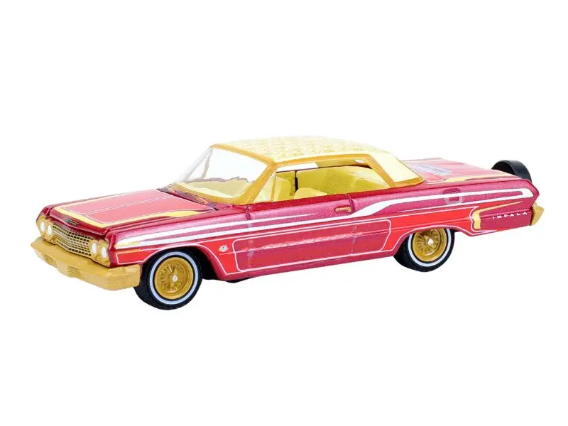 1963 Chevrolet Impala Lowrider (Michael Heralda Edition) Diecast 1:64 Scale Model - Greenlight Gl-2020001 1