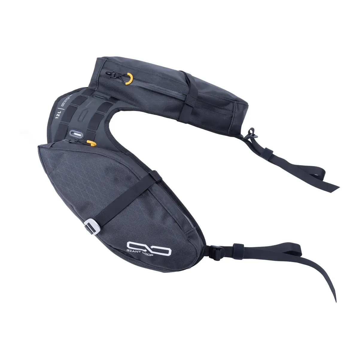 Giant Loop Mojavi Saddlebag Zip '26 - Black (12L) 1