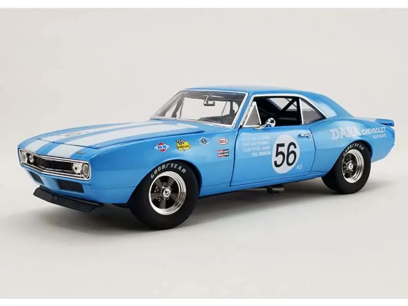 1967 Chevrolet Trans Am Camaro Z/28 - #56 Dana Chevrolet Southgate Diecast 1:18 Scale Model - Gmp 18972 1
