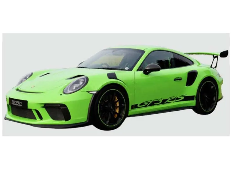 2019 Porsche 911 Gt3 Rs - Green (Limited Edition Resin Model) 1:12 Scale Model - Gt Spirit Gt917 1