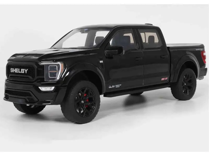 2024 Shelby Ford F-150 Centennial Edition Black (Limited Edition Resin Model) 1:18 Scale Model - Gt Spirit Gt919 1
