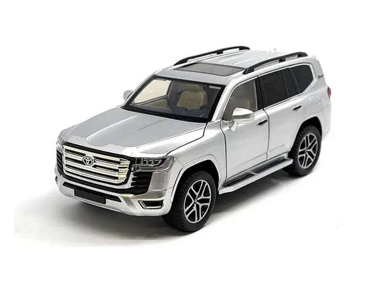 2023 Toyota Land Cruiser – Silver (Mijo Exclusives) Diecast 1:24 Scale Model - H08222sil 1