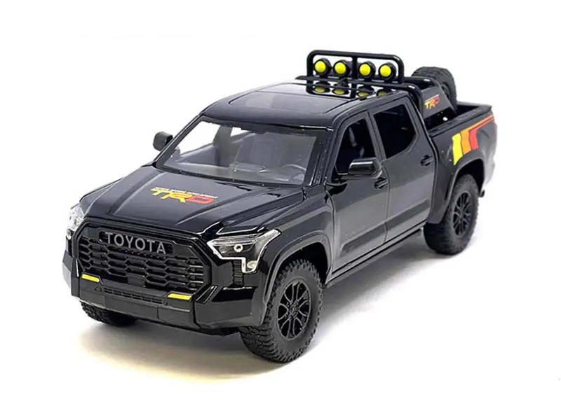 2023 Toyota Tundra Trd Off-Road Custom – Black Diecast 1:24 Scale Model - Mijo H08555-Mjs04 1
