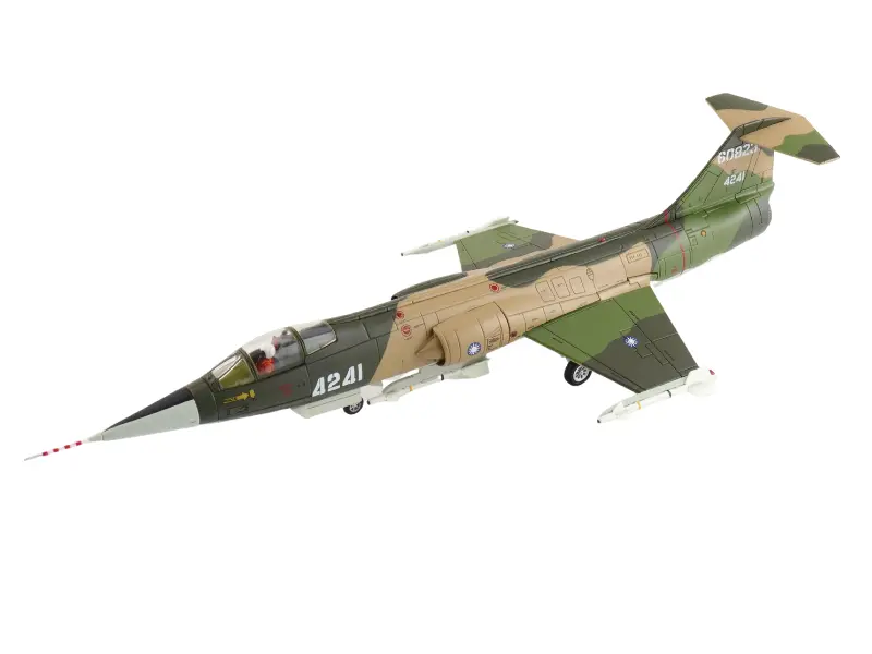 Lockheed F-104A (Alishan 6 Project) 4241, 41St Tfs, Rocaf, 1970 Diecast 1:72 Scale Model - Hobby Master Ha1076 1