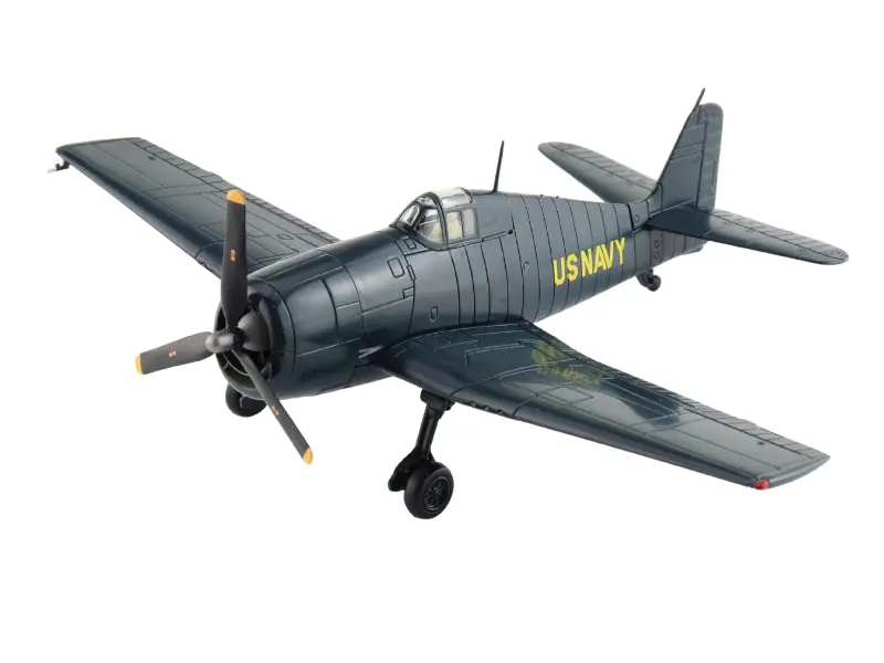 Grumman F6f-5 - Blue Angels Us Navy 1946 (With Decals For No.1 To No.4 Airplanes) Diecast 1:72 Scale Model - Hobby Master Ha1121 1