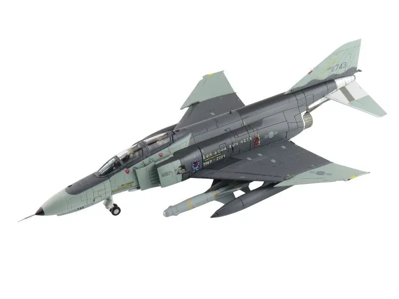 Mcdonnell Douglas F-4E Rokaf Farewell Phantom 80-743 Rokaf 9Th May 2024 Diecast 1:72 Scale Model - Hobby Master Ha19074 1