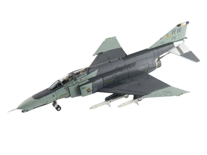 Mcdonnell Douglas F-4G Wild Weasels 69-7253, 561 Tfs/35 Tfw George Afb 1991 Diecast 1:72 Scale Model - Hobby Master Ha19075 1