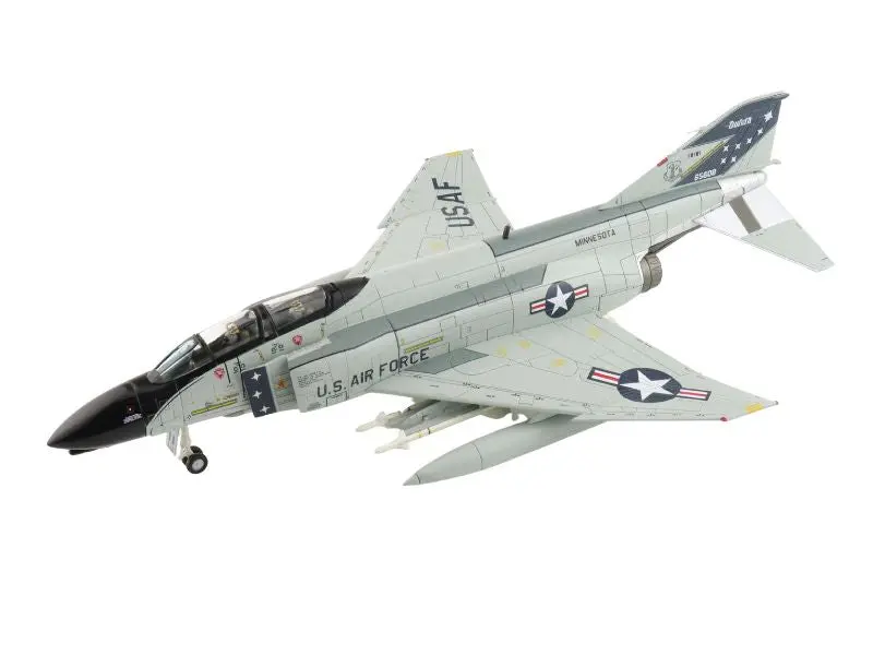 Mcdonnell Douglas F-4D Minnesota Ang 65608, 148Th Fig Duluth Iap 1984 Diecast 1:72 Scale Model - Hobby Master Ha19077 1