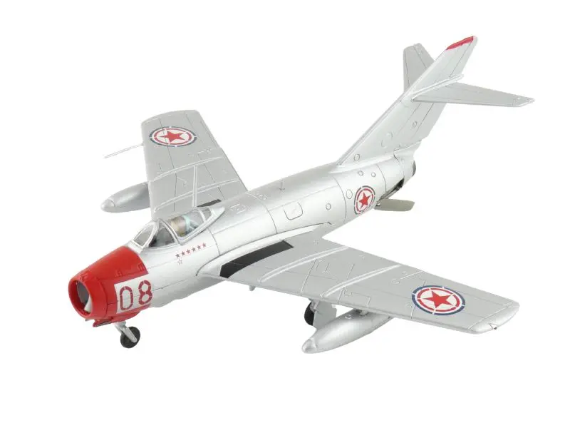 Mikoyan-Gurevich Mig-15Bis Red 08 Chinese People's Volunteers Af 1950S Diecast 1:72 Scale Model - Hobby Masters Ha2429 1
