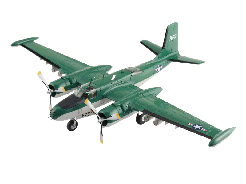 Douglas B-26K Counter Invader 64-17672, Usaf 1960S Diecast 1:72 Scale Model - Hobby Master Ha3229 1