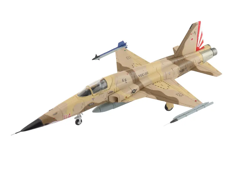 Northrop Grumman F-5N Tiger Ii Buno 761575, Vfc-111 Sundowners Nas Key West 2013 Diecast 1:72 Scale Model - Hobby Master Ha3378 1