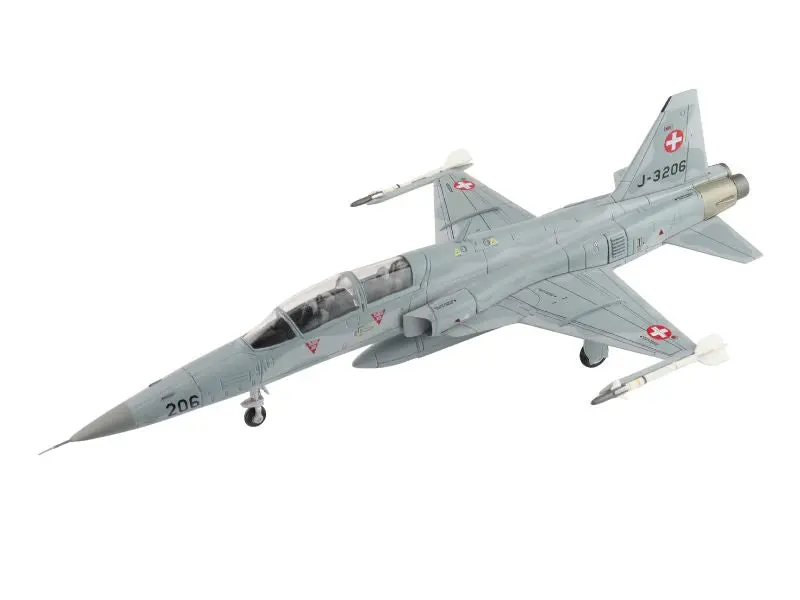 Northrop F-5F Tiger Ii J-3206 Staffel 6 Swiss Air Force Diecast 1:72 Scale Model - Hobby Master Ha3380 1