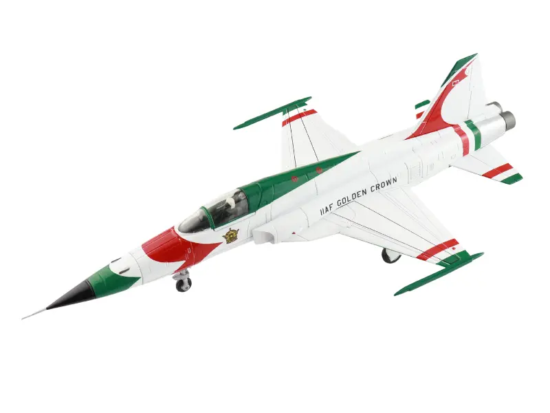 Northrop F-5E (Iiaf Golden Crown 3-7099, Iiaf 1970S (W/ Decals For No1. To No.8 Planes) Diecast 1:72 Scale Model - Hobby Master Ha3397b 1