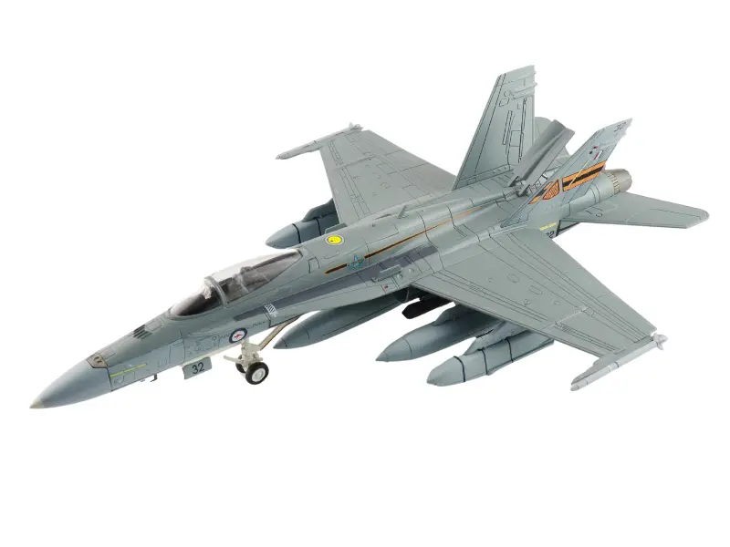 Mcdonnell Douglas F/A-18A Hornet (Ardu) A21-32 Raaf Diecast 1:72 Scale Model - Hobby Master Ha3584 1