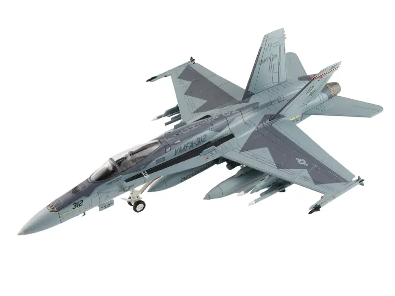 Mcdonnell Douglas F/A-18C Hornet 165227 Vmfa-312 Mcas Iwakuni Yamaguchi 2022 Diecast 1:72 Scale Model - Hobby Master Ha3587 1