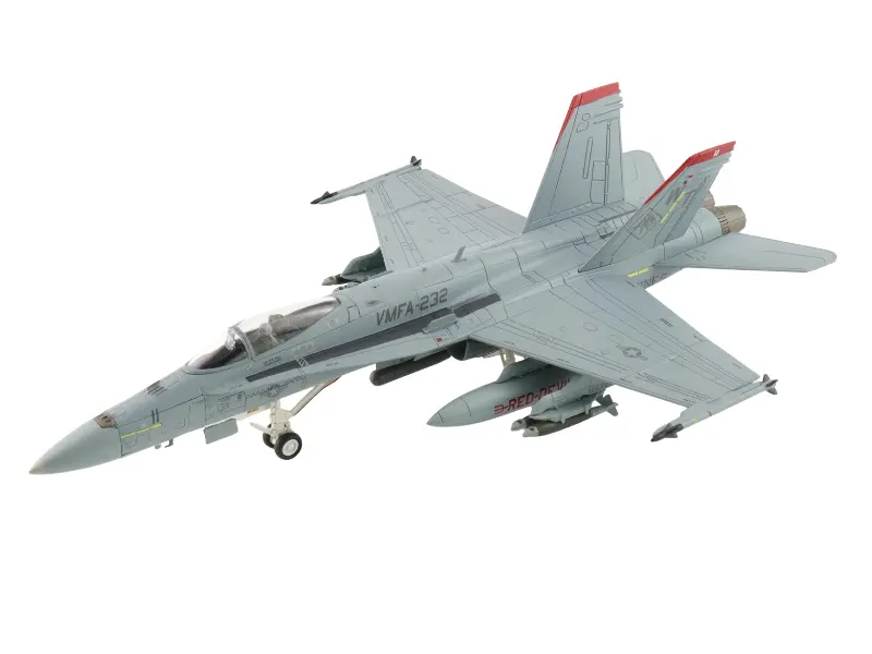 Boeing F/A-18C - Red Devils 165222 Vmfa-232 Nov 2014 Diecast 1:72 Scale Model - Hobby Master Ha3588 1