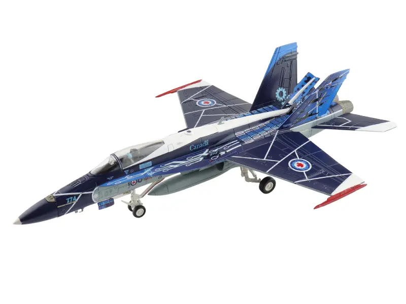 Mcdonnell Douglas Cf-188 (100Th Anniversary Scheme) 188774 Rcaf 2024 Diecast 1:72 Scale Model - Hobby Master Ha3589 1