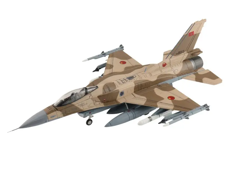 Lockheed F-16C Royal Moroccan Af 08-8013 Rmaf, Raf Fairford Riat 2024 Diecast 1:72 Scale Model - Hobby Master Ha38050 1