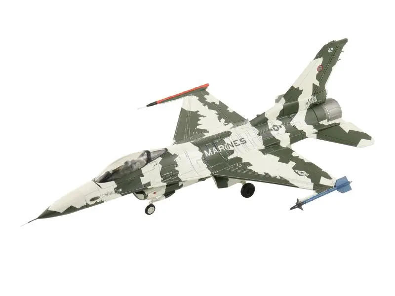 General Dynamics F-16N - Adversarys 163269 Us Navy Weapons School 1990S Diecast 1:72 Scale Model - Hobby Masters Ha38063 1