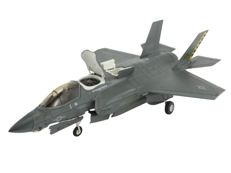 Lockheed Martin F-35B (Black Death) 170064 Vmfa-542 (Tigers) Mcas Cherry Point 2023 Diecast 1:72 Scale Model - Hobby Master Ha4622 1
