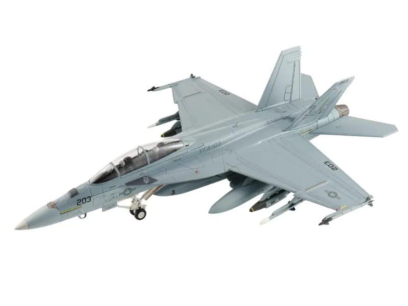 Boeing F/A-18F Super Hornet Ag203/166613 Vfa-103 (Jolly Rogers) Us Navy June 2016 Diecast 1:72 Scale Model - Hobby Master Ha5139 1