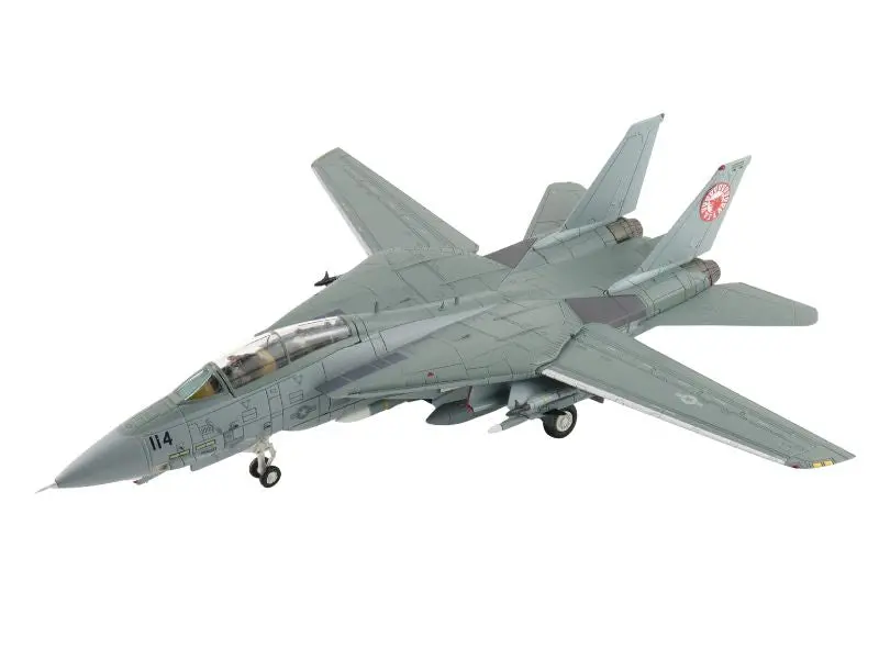 Grumman F-14A Tomcat 160665, Vf-1 Us Navy (W/Optional Decal) Diecast 1:72 Scale Model - Hobby Masters Ha5260 1