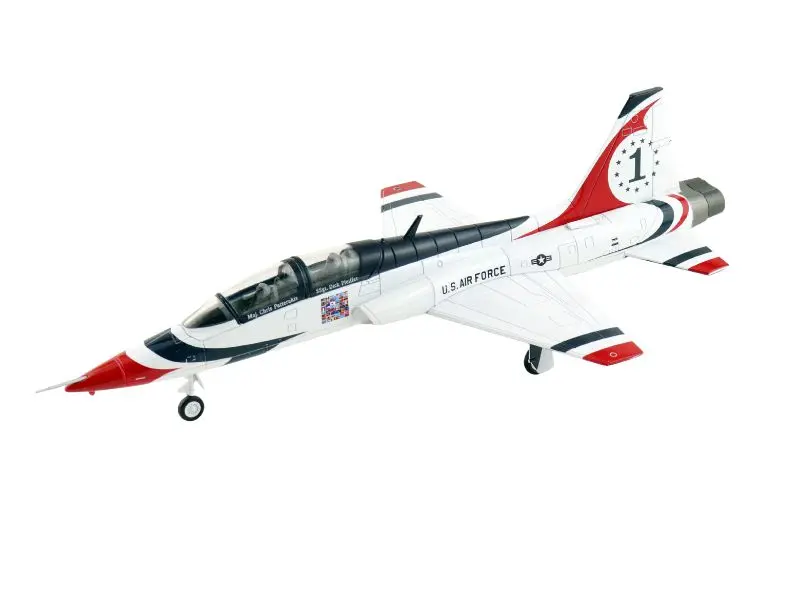 Northrop Corporation T-38 Thunderbirds No.1 Plane, Usaf 1970S Diecast 1:72 Scale Model - Hobby Masters Ha5415 1