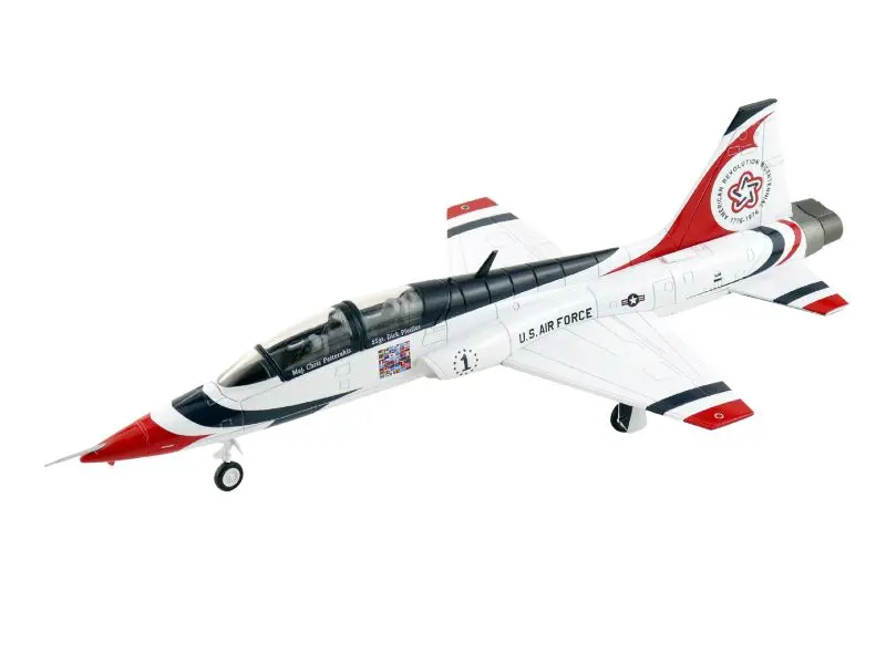 Northrop Corporation T-38 Thunderbirds Bicentennial Scheme No.1 Plane, Usaf 1976 Diecast 1:72 Scale Model - Hobby Masters Ha5416 1